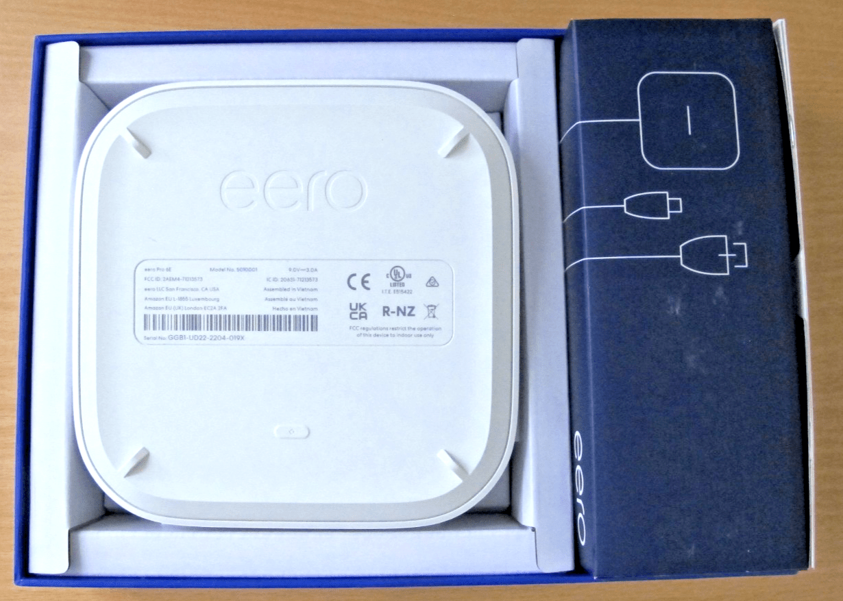 Amazon eero Pro 6E mesh wifi router Tri - Band AXE5400 up to 2.5 Gbps Unused New - MagsTag
