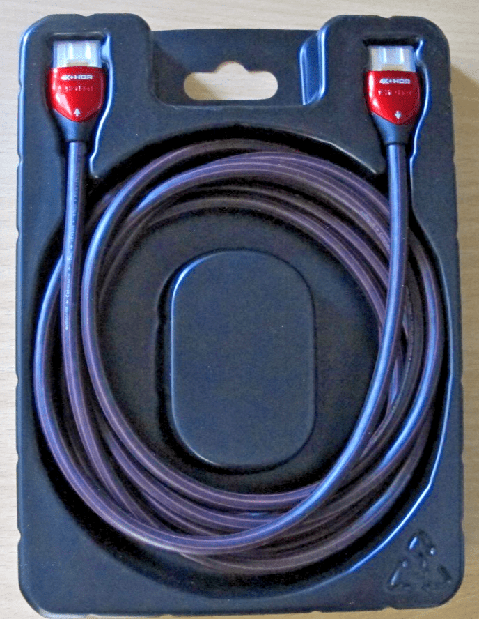 AudioQuest Cinnamon 3M UHD 4K HDMI With Ethernet Cable 18gbps - MagsTag