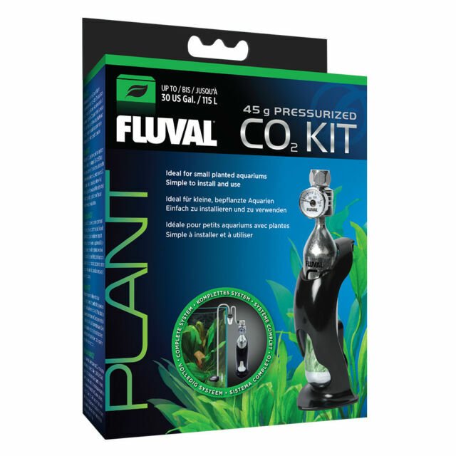 Fluval 45g CO2 Pressurized Kit Small Planted Aquariums Up To 30 US Gall 7554 - MagsTag