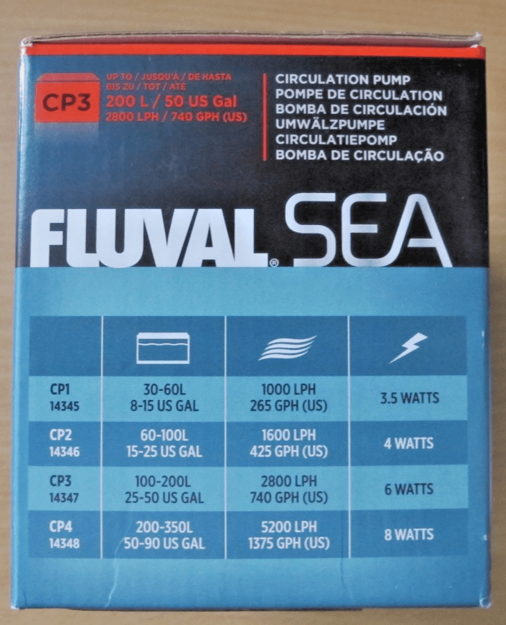FLUVAL SEA CP3 CIRCULATION PUMP 5 WATT 740 GPH Open Box - MagsTag