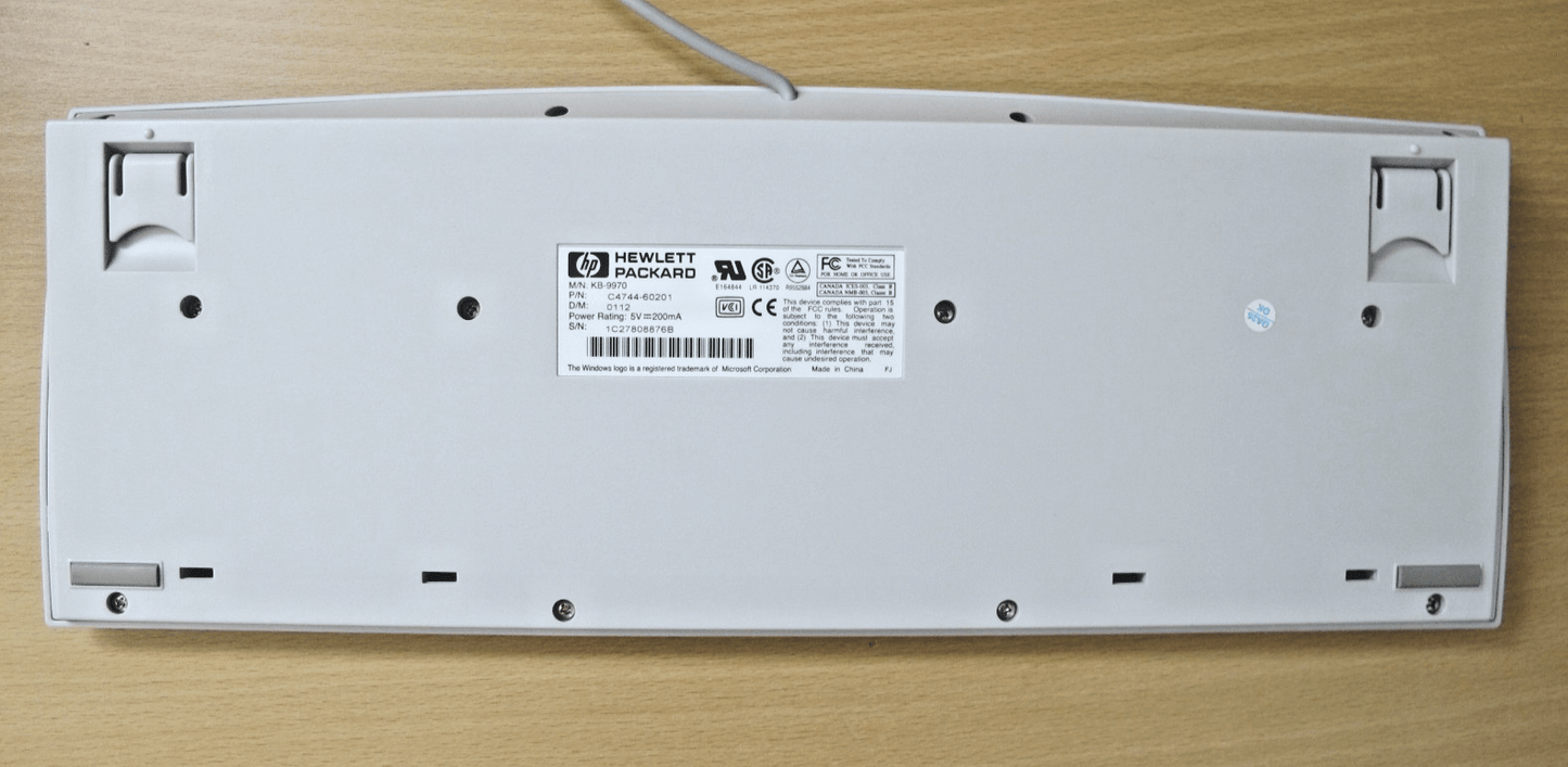Hewlett - Packard C4744 - 60201 Wired Keyboard Unused open box - MagsTag