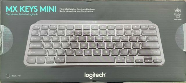 LOGITECH MX KEYS MINI WIRELESS ILLUMINATED KEYBOARD BLACK 920 - 010475 Mint - MagsTag