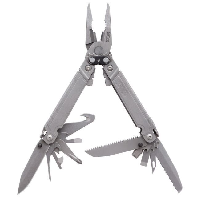 New SOG PowerAccess Assist MT 6.88" Stainless Steel Multi Tool PA3001CP Unused - MagsTag