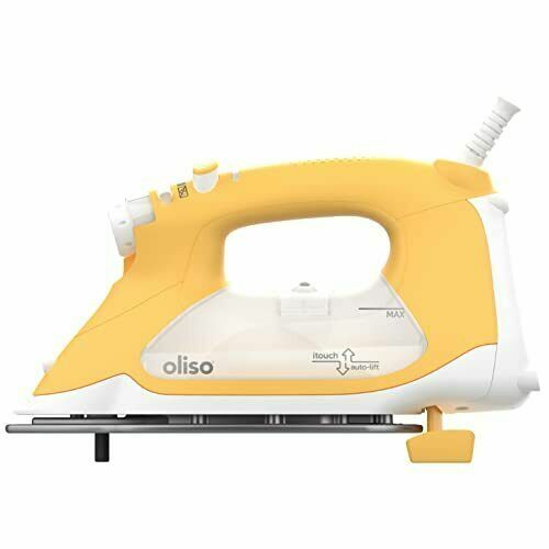 Oliso TG1600 Pro Plus 1800 Watt Auto Lift SmartIron 1800W iTouch Yellow Open - MagsTag
