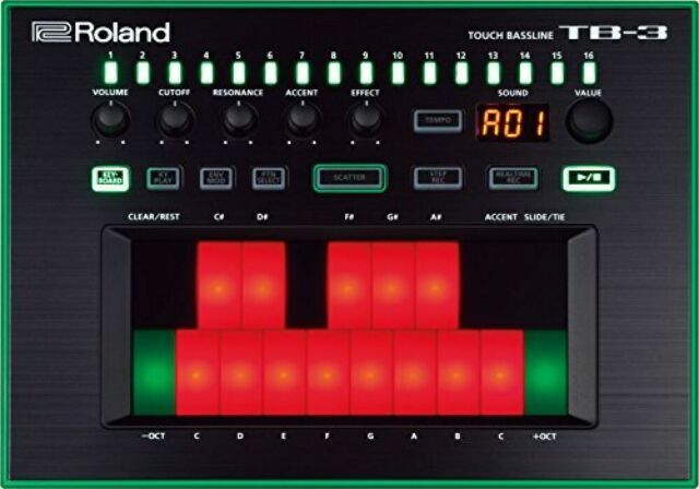 Roland Aria TB - 3 303 Touch Bass Synthesizer (Open Box) Mint condition - MagsTag