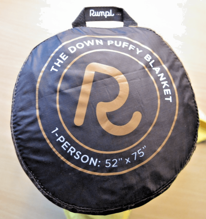 Rumpl Puffy 1 - Person Blanket Ultra - warm 600 fill duck down 52x75" - MagsTag