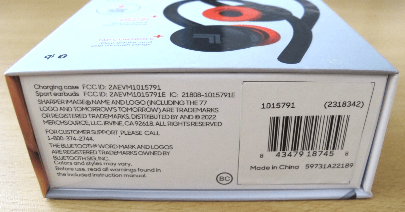 Sharper Image Soudhaven Wireless Earbuds Bluetooth 5.0 With Wireless Charging - MagsTag