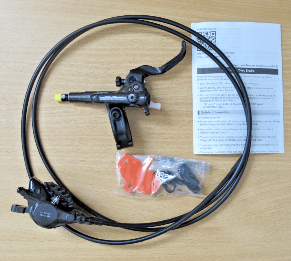 Shimano Deore XT BL - M8100 & BR - M8110 - R, 1700mm hose, ICE Tech Rear - MagsTag