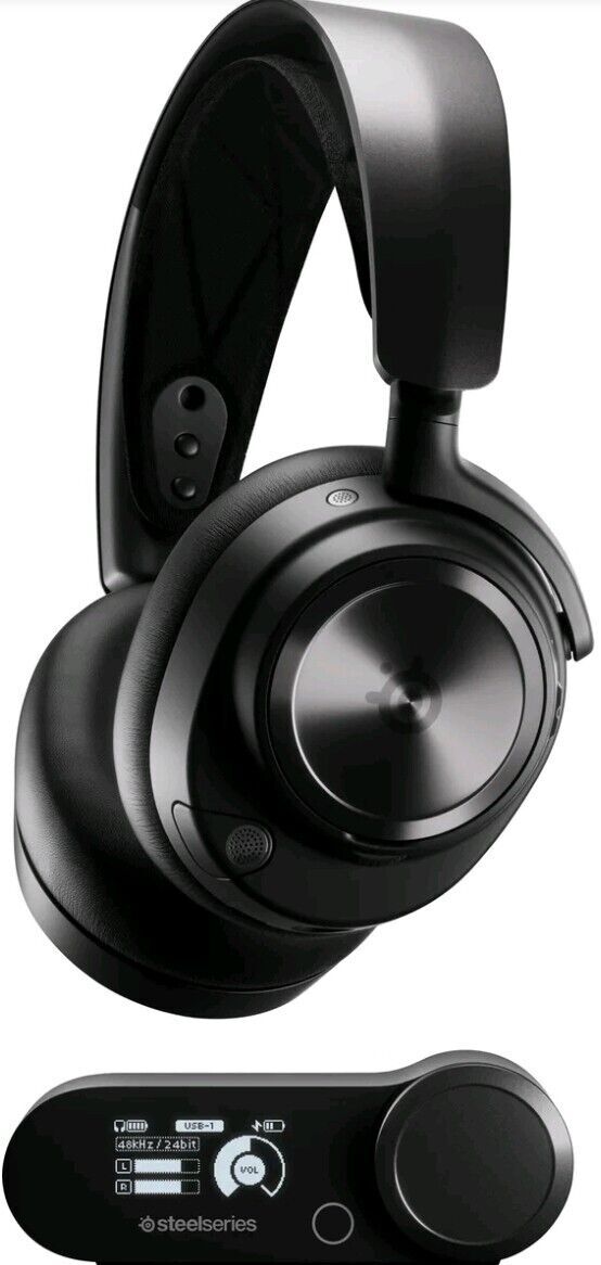 SteelSeries Arctis Nova Pro Wireless Over - Ear Gaming Headset for PlayStation PC - MagsTag