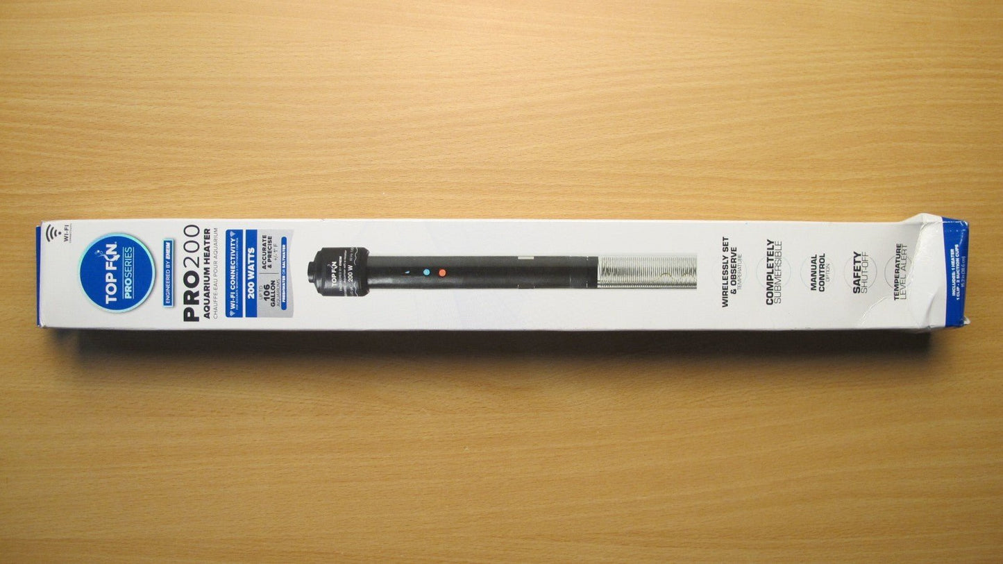 Top Fin Pro 150 Aquarium Heater 150W Up to 79 Gallons Open Box Unused - MagsTag