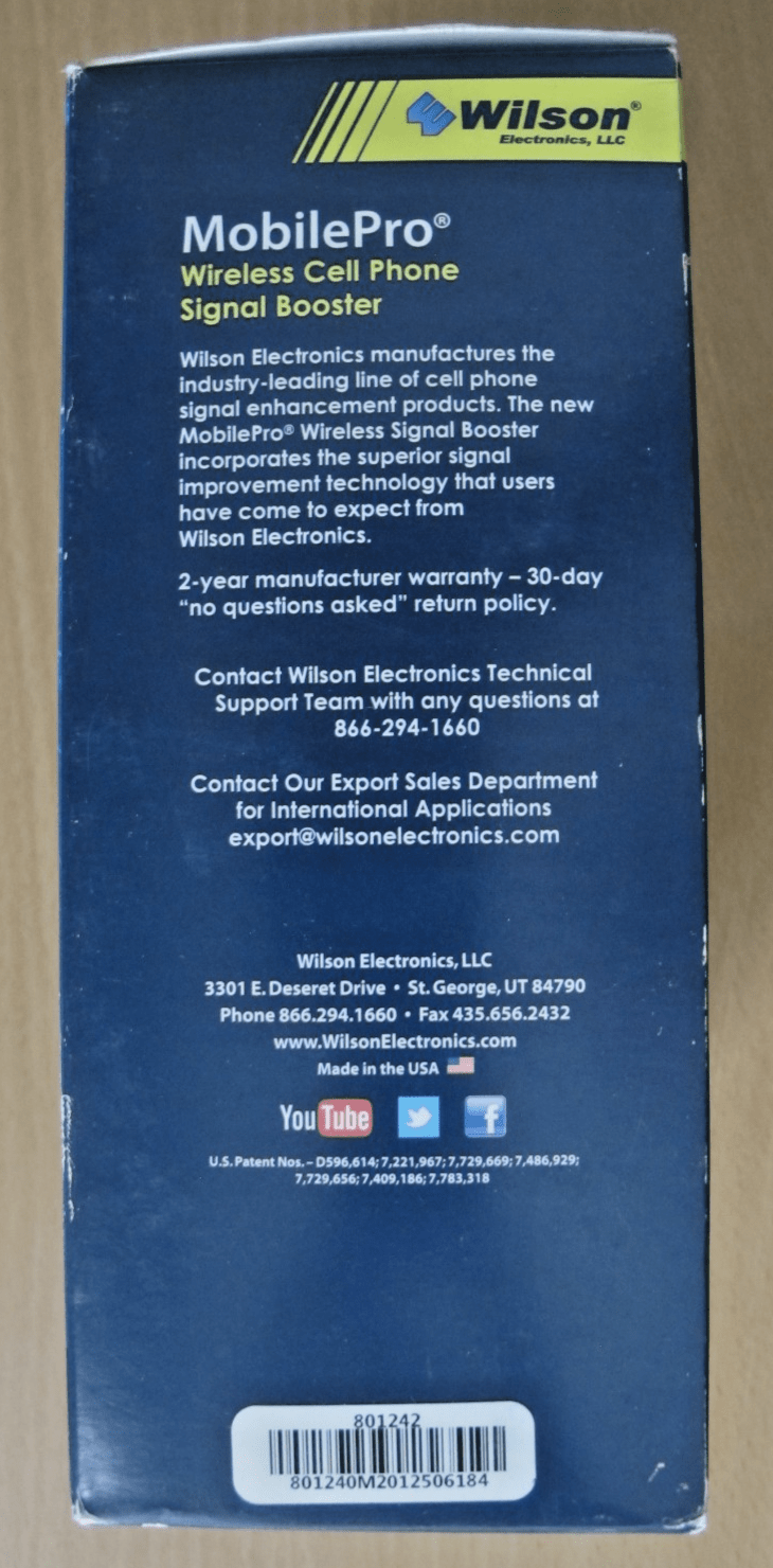 Wilson MobilePro Cell Phone Dual‑Band Signal Booster (801242) - MagsTag