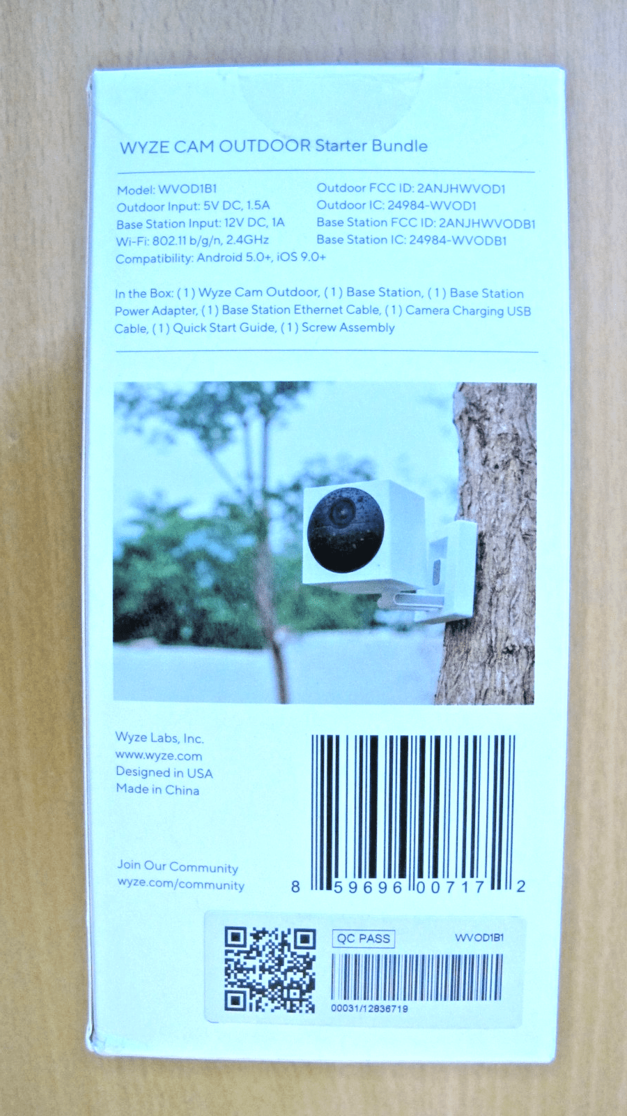 WYZE 1080p HD Indoor Outdoor 2 - Way Cam Starter Bundle Base Station and 1 Camera - MagsTag