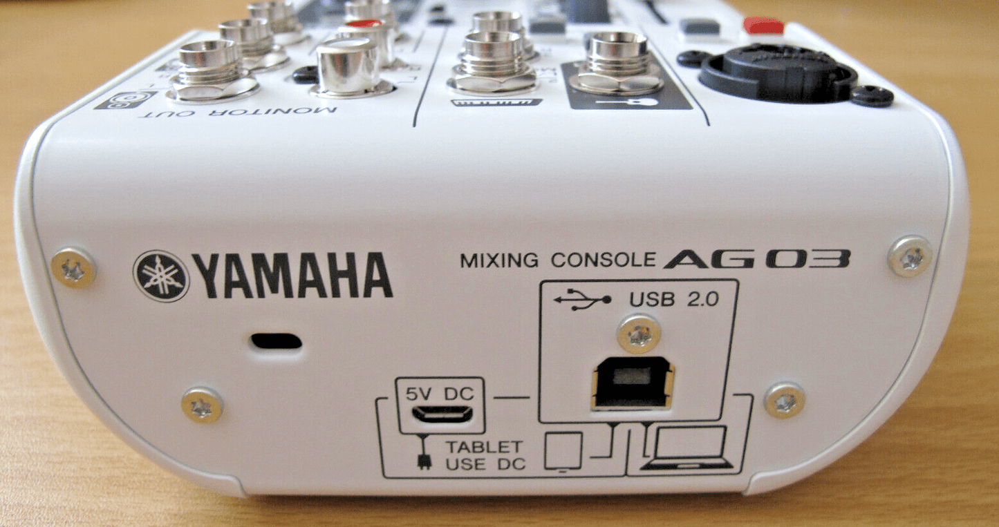 Yamaha AG03 3 - Channel Mixer USB Audio Interface Console Open Box - MagsTag