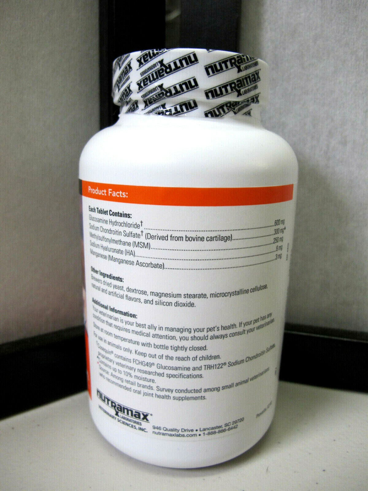 Cosequin Maximum Strength + MSM & HA Joint Health Supplement 120 Chews Exp 2025
