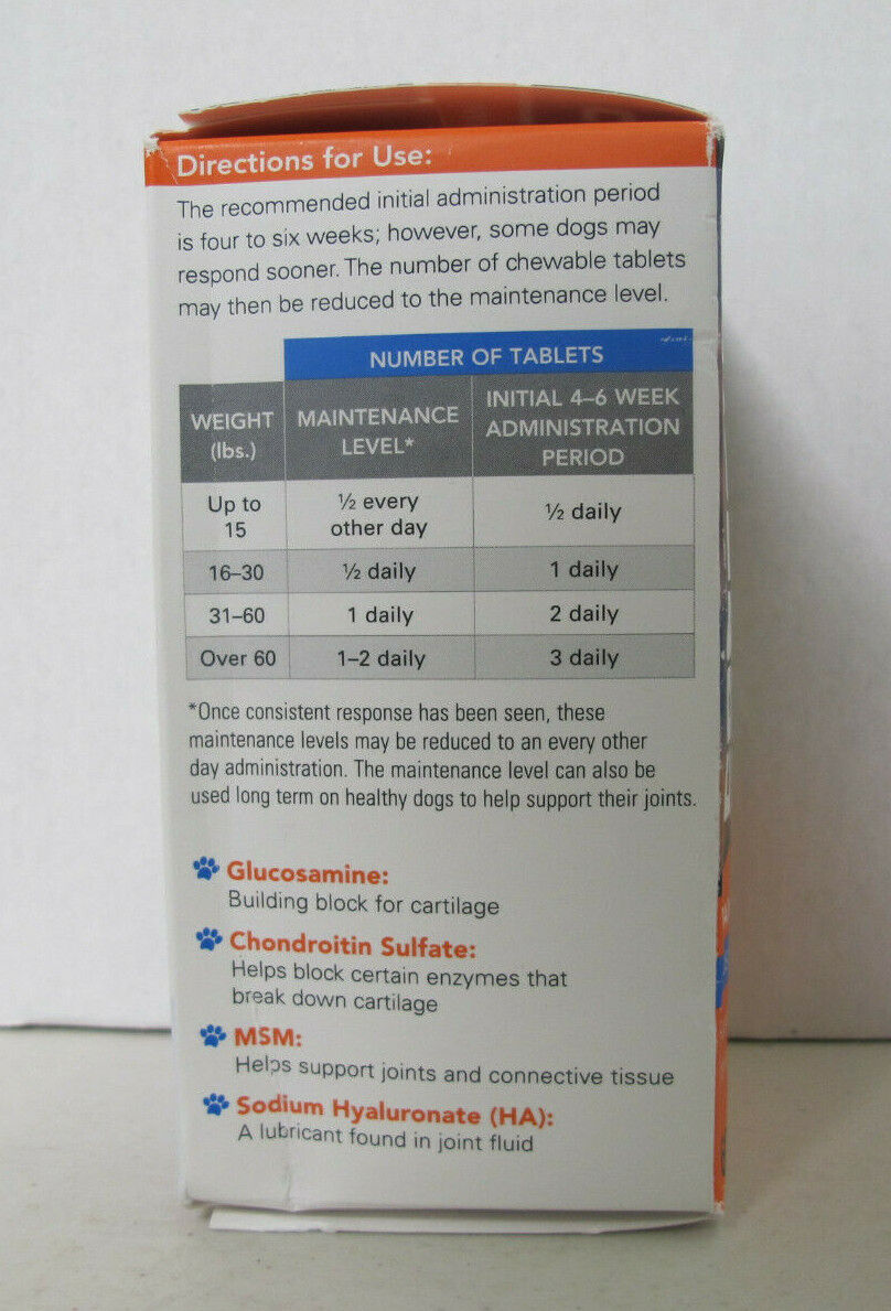 Cosequin Maximum Strength + MSM & HA Joint Health Supplement 60 Chews Exp 2023