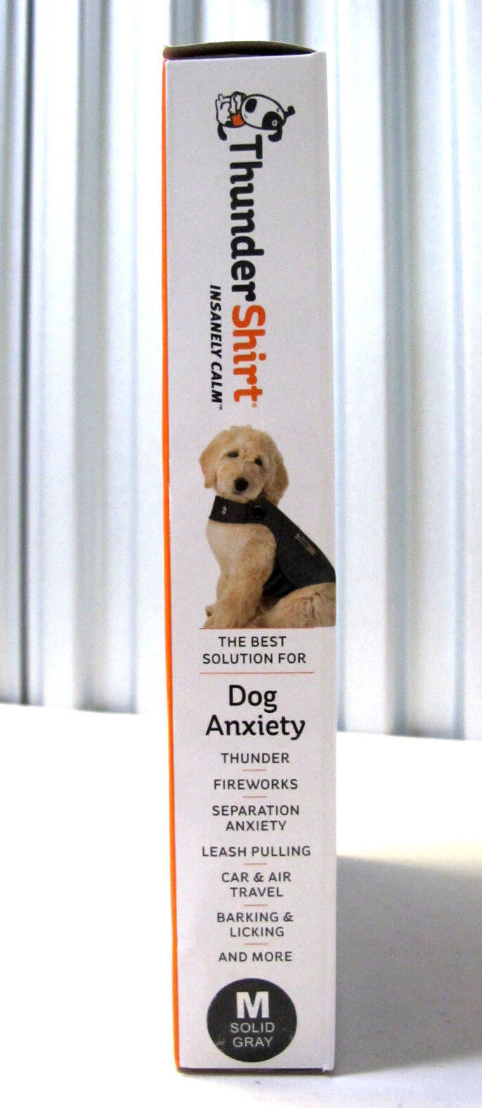 ThunderShirt HGM-T01 Classic Dog Anxiety Jacket Medium - Solid Grey