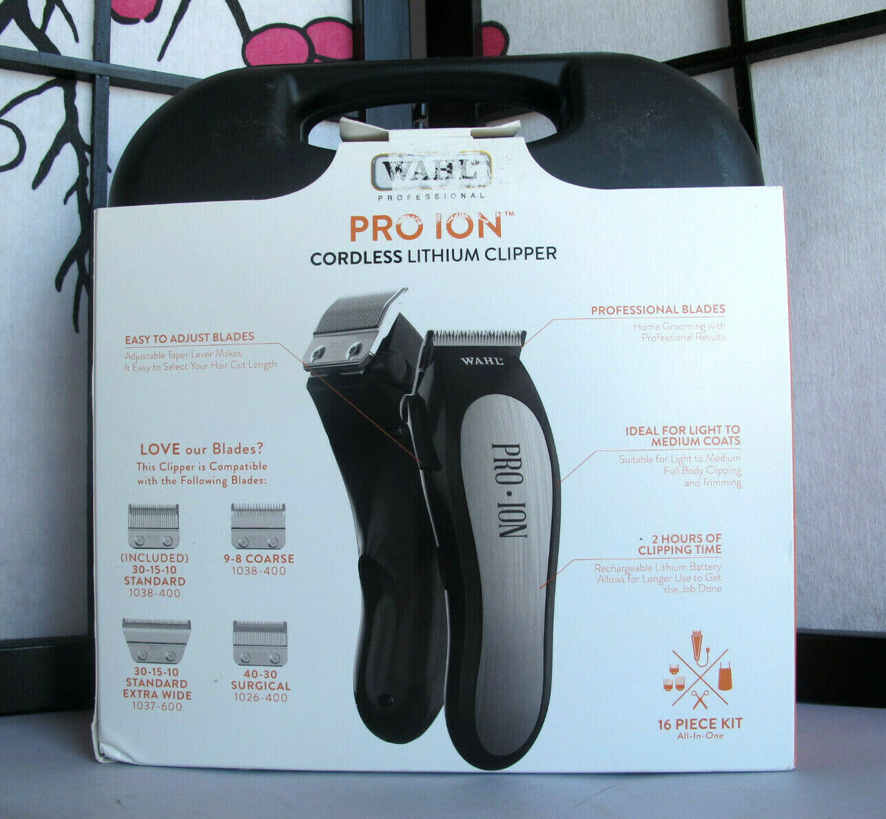 Wahl Pro Ion Lithium Rechargeable Animal Clipper Kit