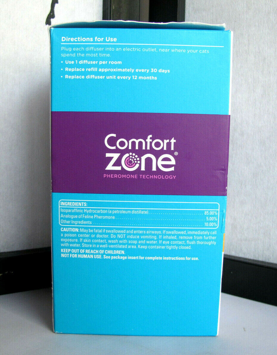 Comfort Zone Multicat Control Diffuser Refills 3Pack