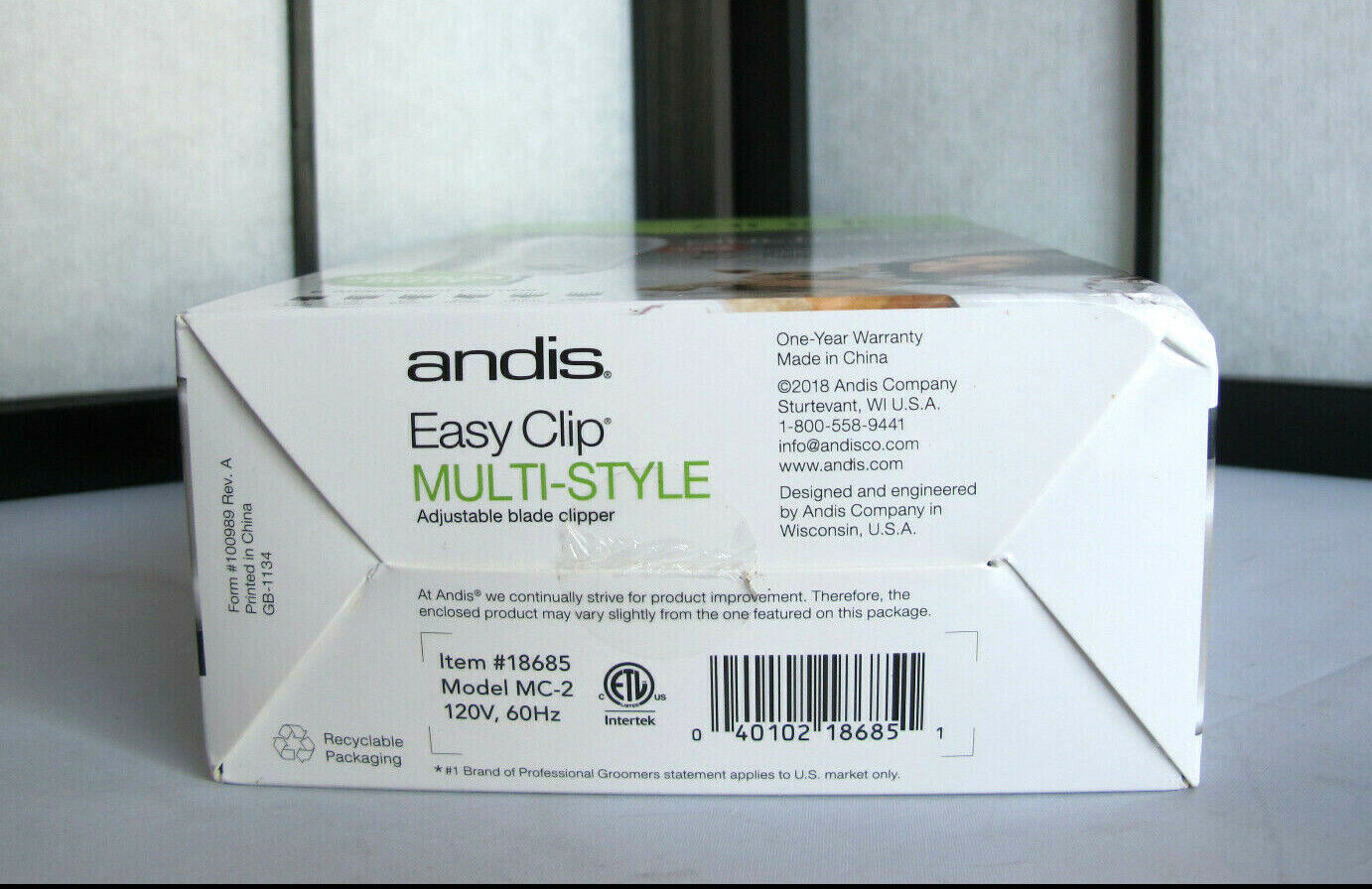 Andis Single-Speed EasyClip Multi-Style Adjustable Blade Clipper 10 Piece Kit