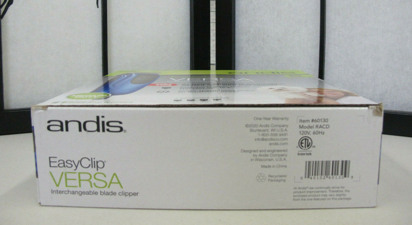 Andis EasyClip Versa Interchangeable Blade Clipper Kit - Blue