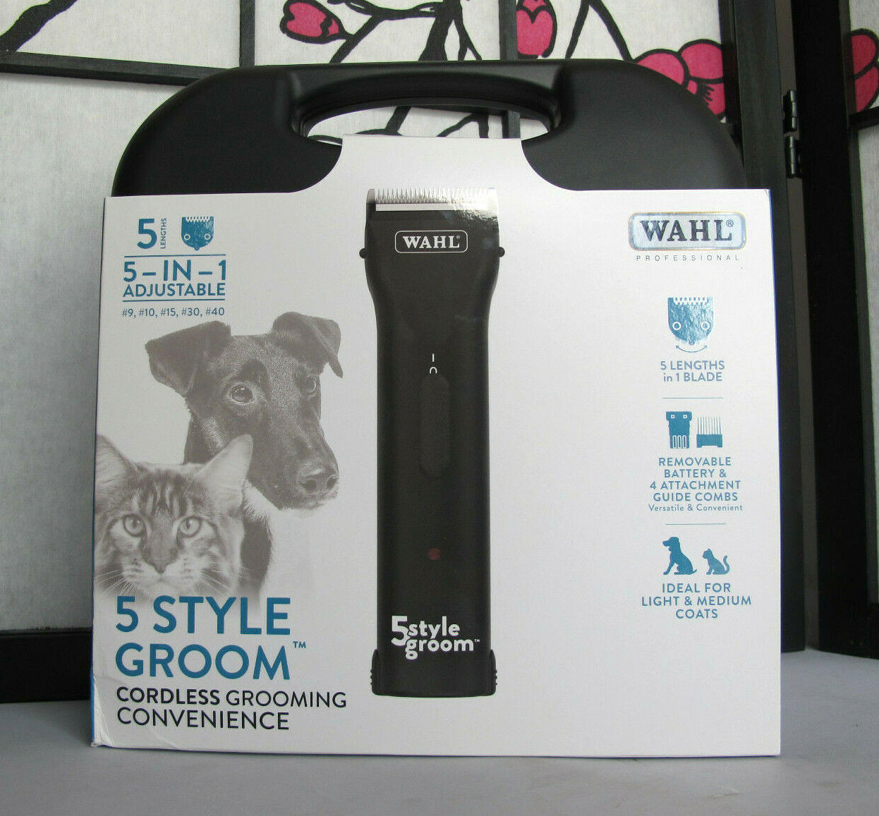 Wahl 5 Style Groom Cordless Pet Grooming Clipper 78000