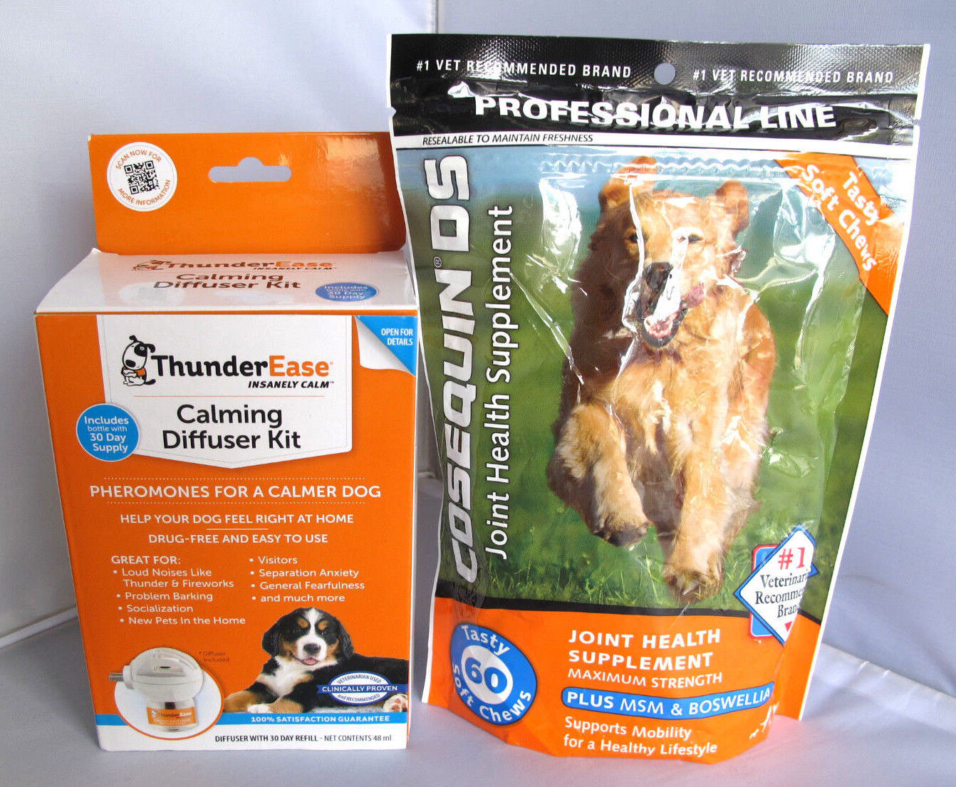 ThunderEase Dog Calming Diffuser Kit & Cosequin DS Joint Health Supplement