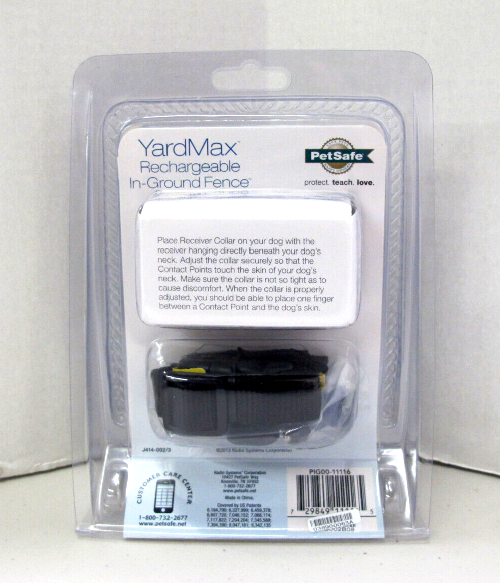 Petsafe YardMax Rechargeable In-Ground Fence Receiver Collar PIG00-11116