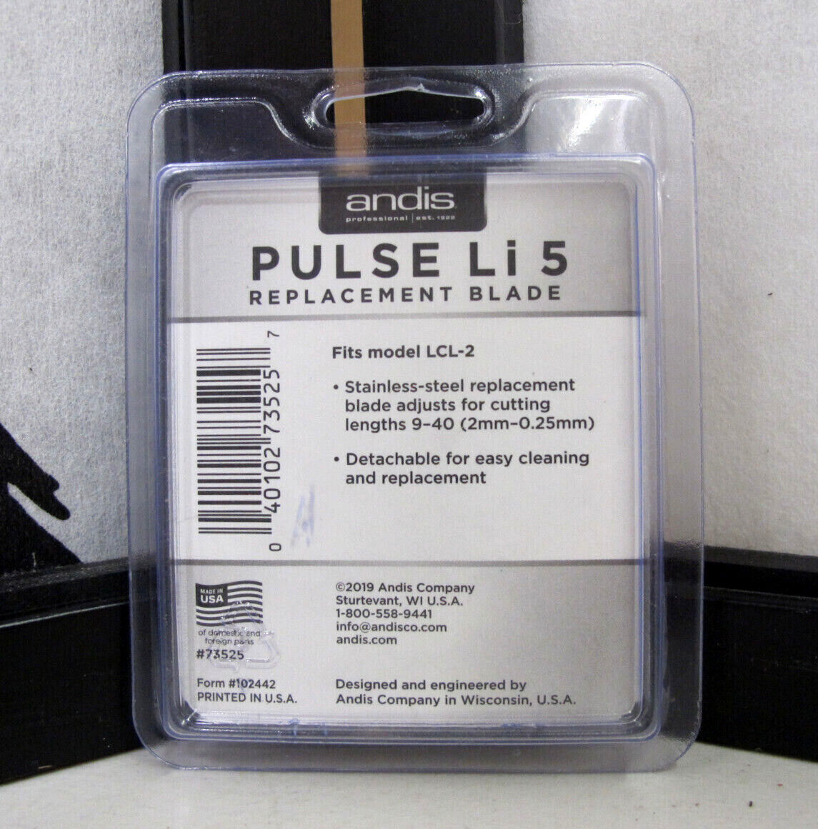 ANDIS Pulse Li 5 Replacement Blade Size 9-40