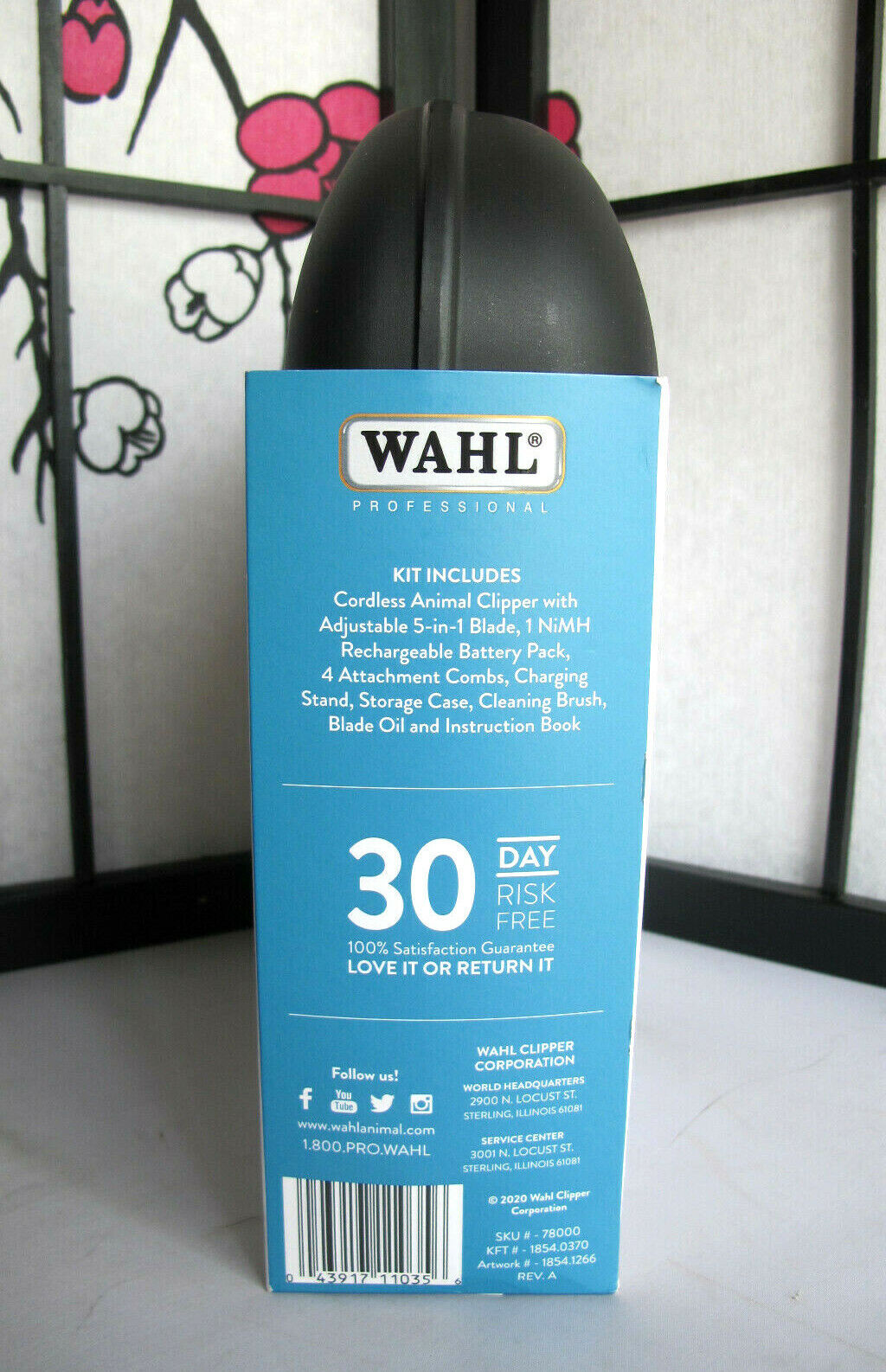 Wahl 5 Style Groom Cordless Pet Grooming Clipper 78000