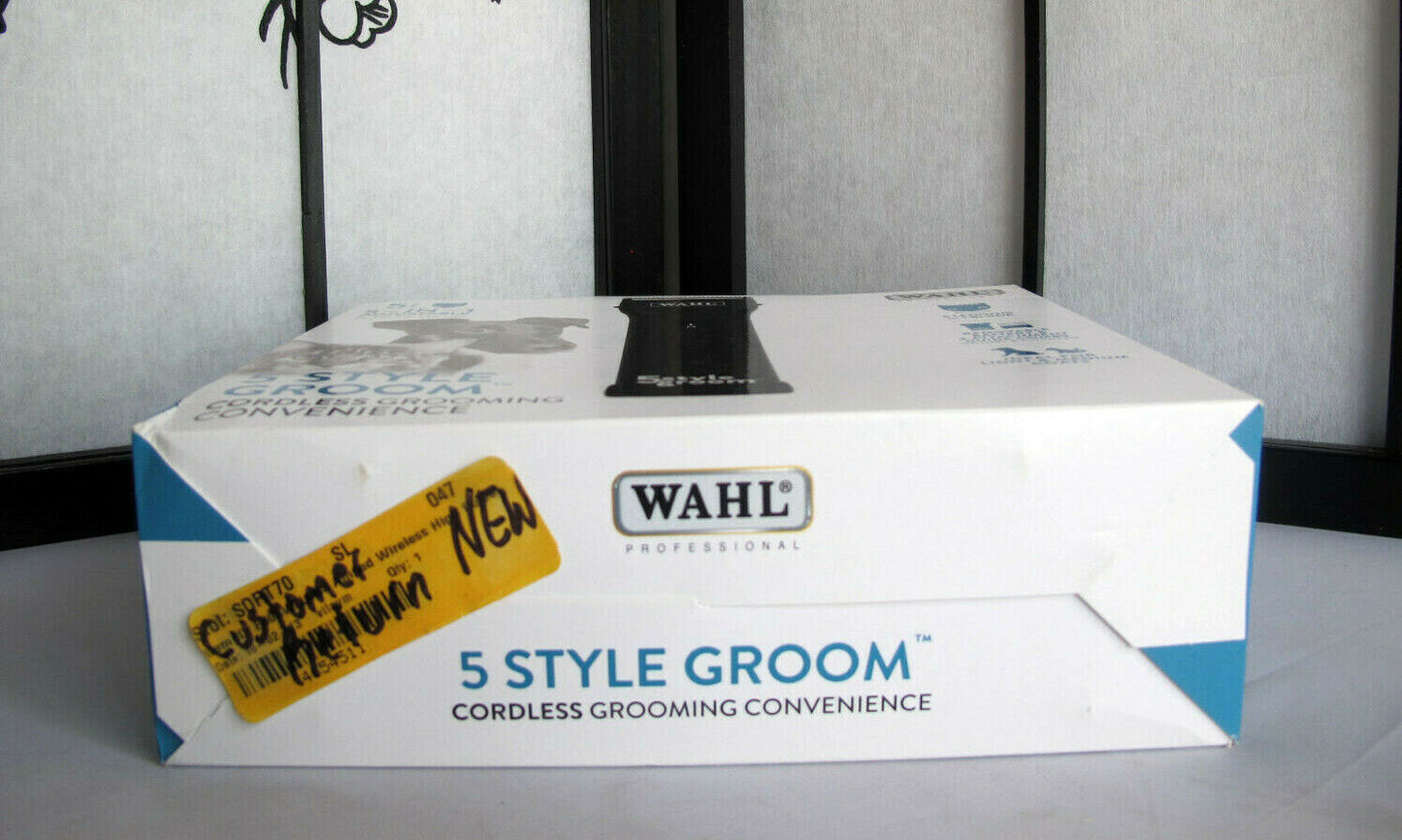 Wahl 5 Style Groom Cordless Pet Grooming Clipper 78000