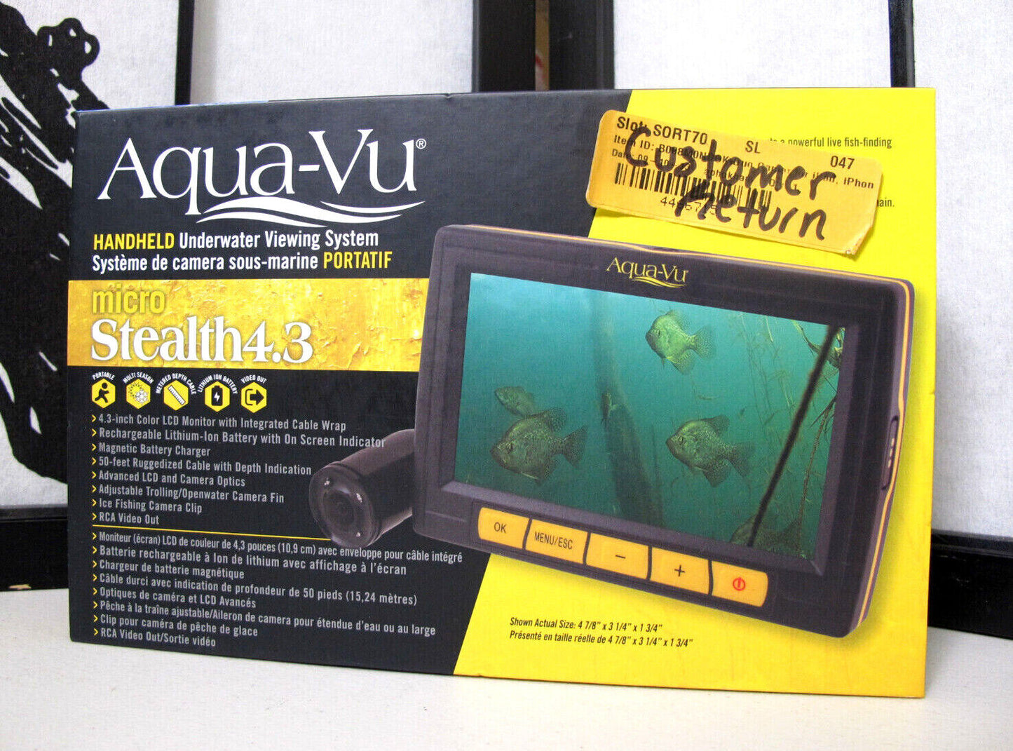 Aqua-Vu Micro Stealth 4.3 Underwater Camera