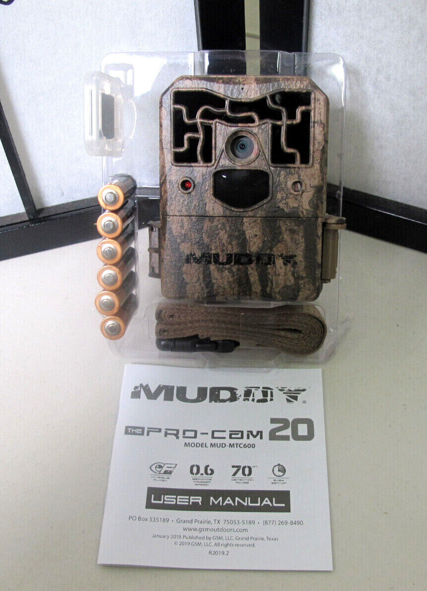 Muddy Pro-Cam 20MP Trail Camera Bundle MUD-MTC600