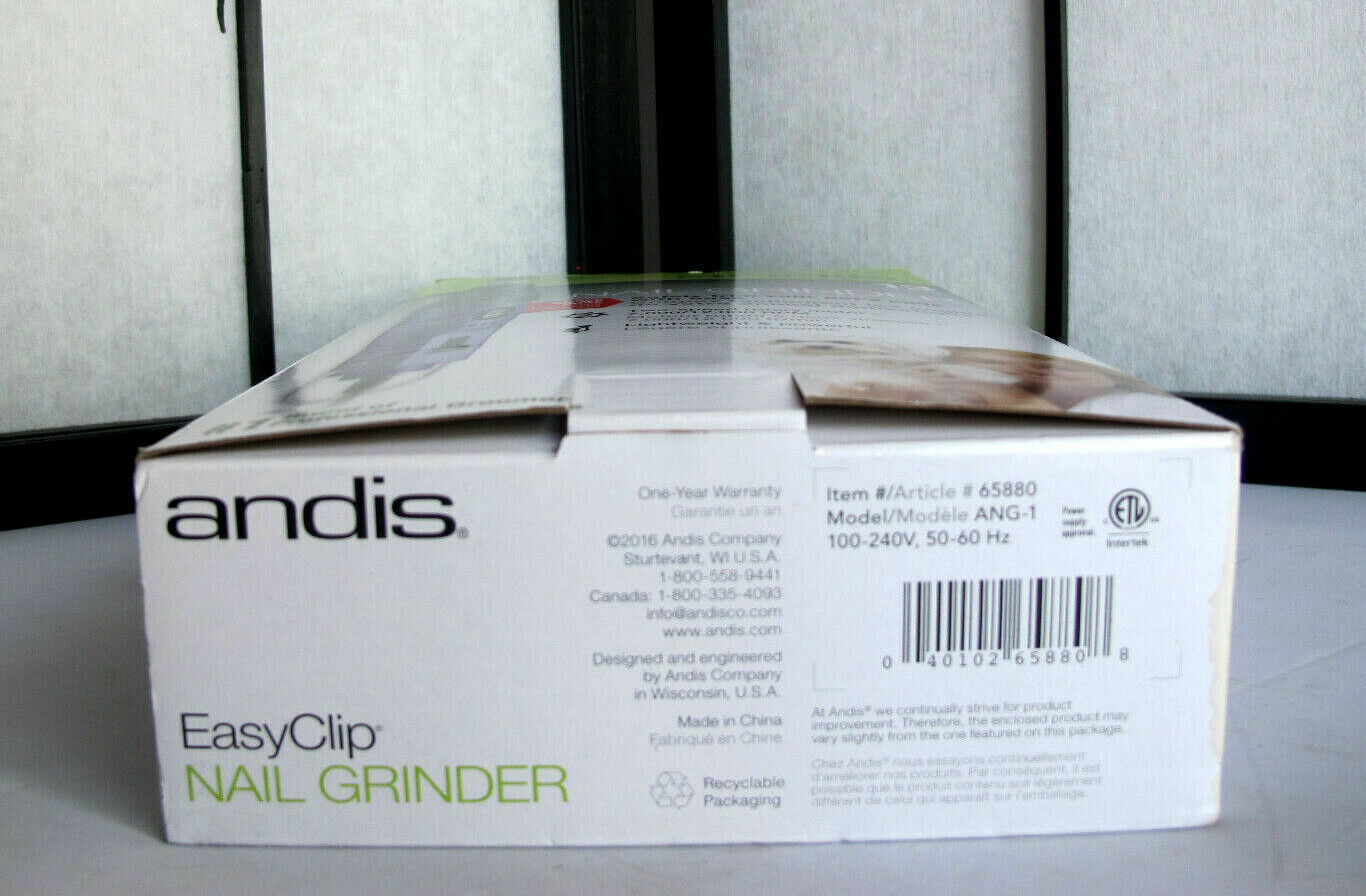 Andis EasyClip 2-Speed Pet Nail Grinder 13 Piece Kit