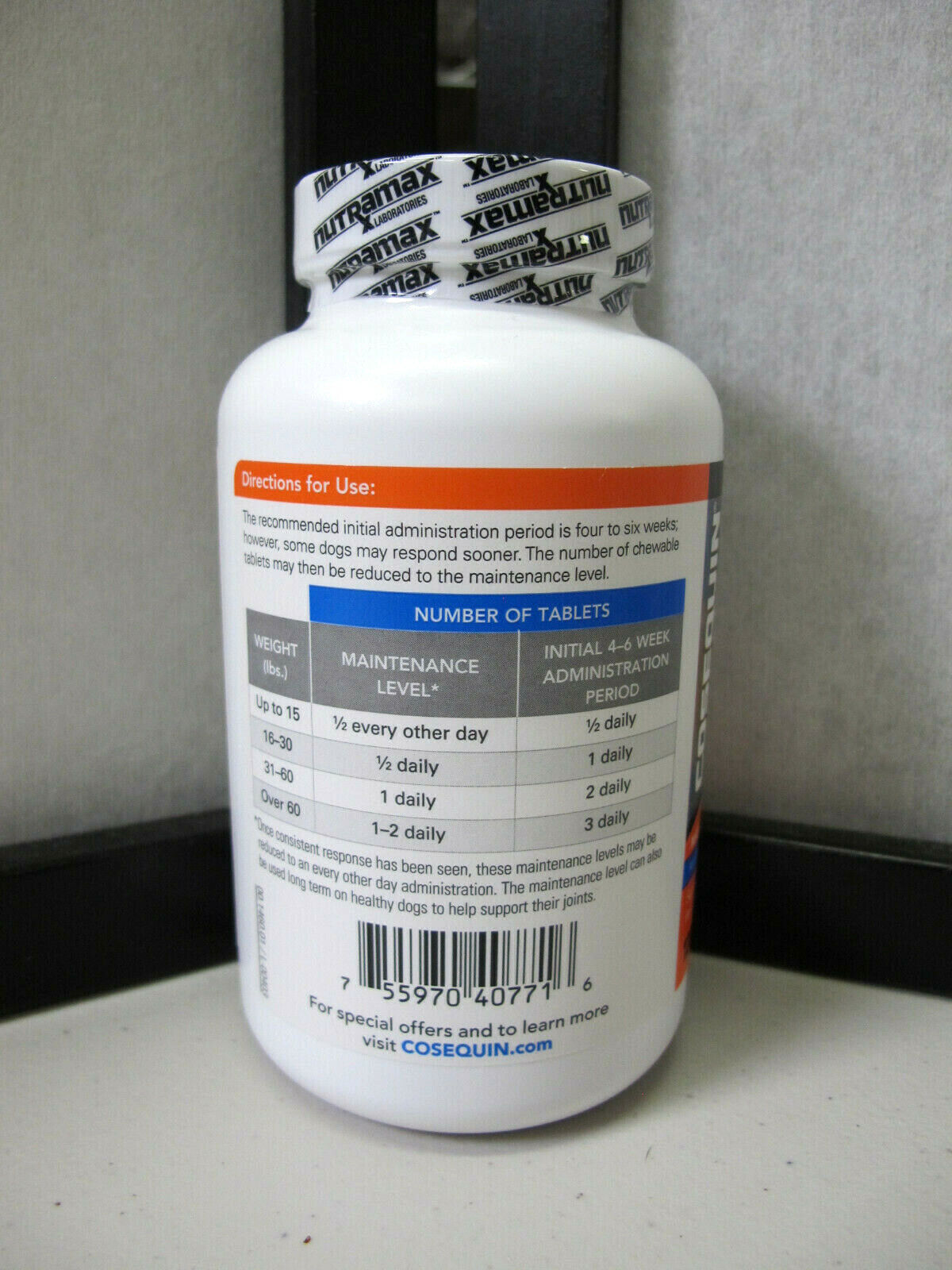 Cosequin Maximum Strength + MSM & HA Joint Health Supplement 120 Chews Exp 2025