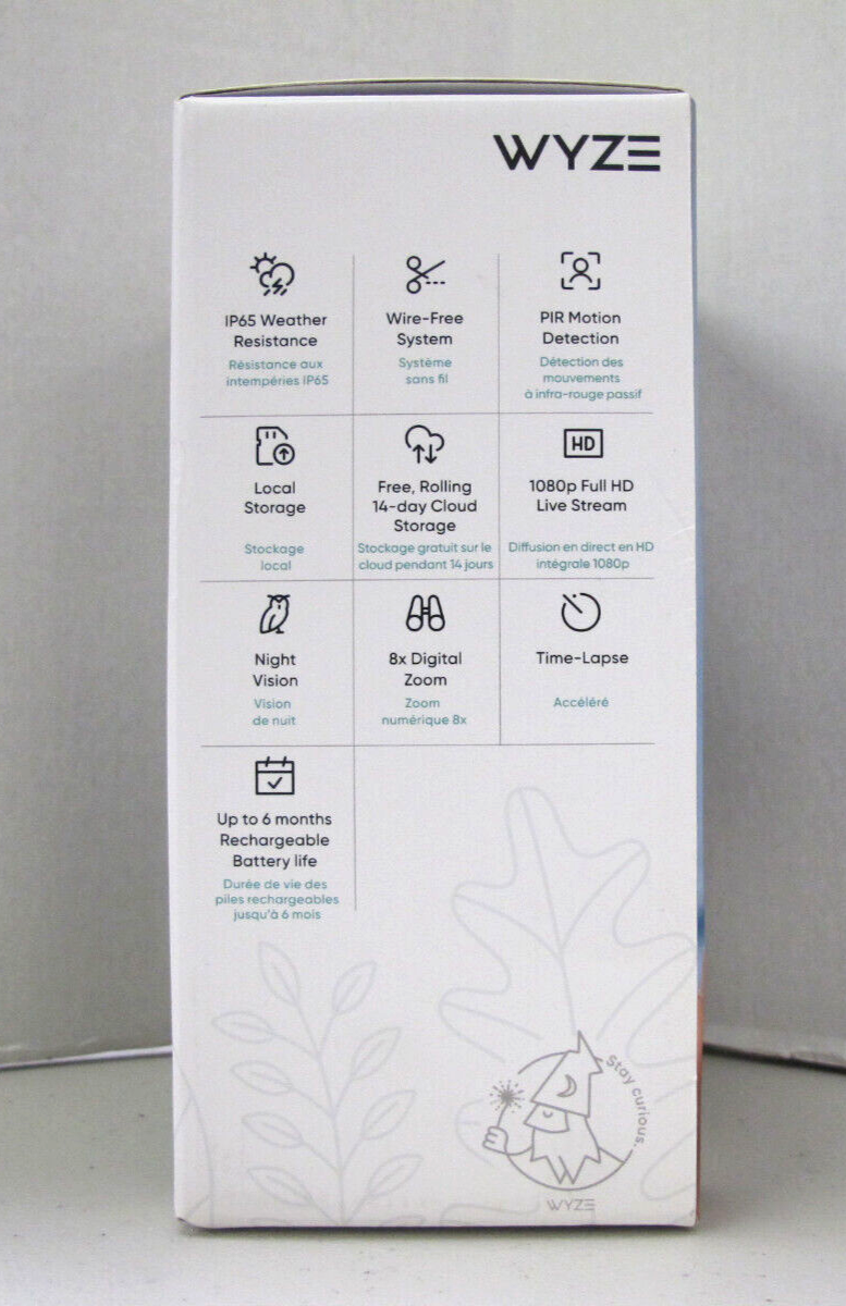 WYZE Wireless Outdoor 1080p Wi-Fi Surveillance Camera Add-On Unit