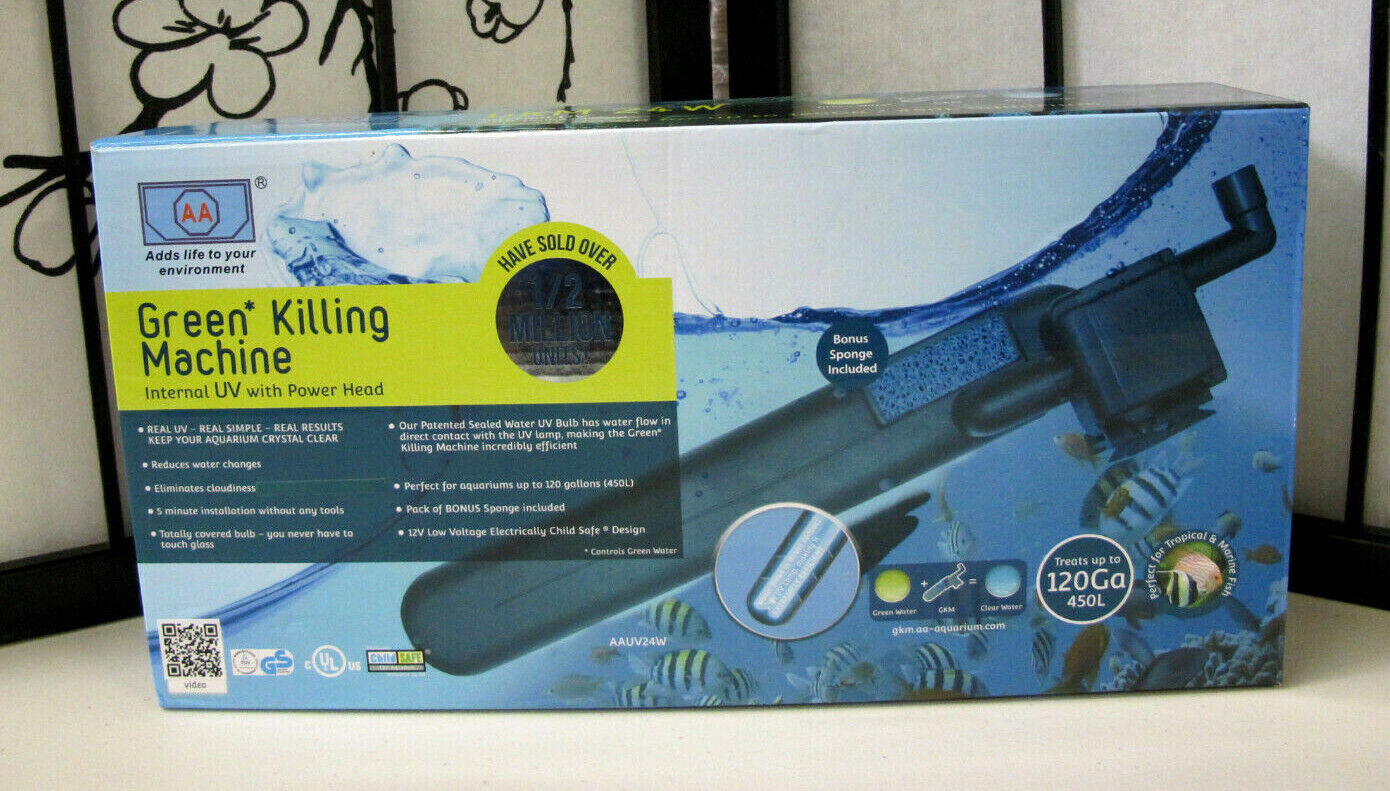 AA Aquarium Green Killing Machine Internal UV Sterilizer with Power Head