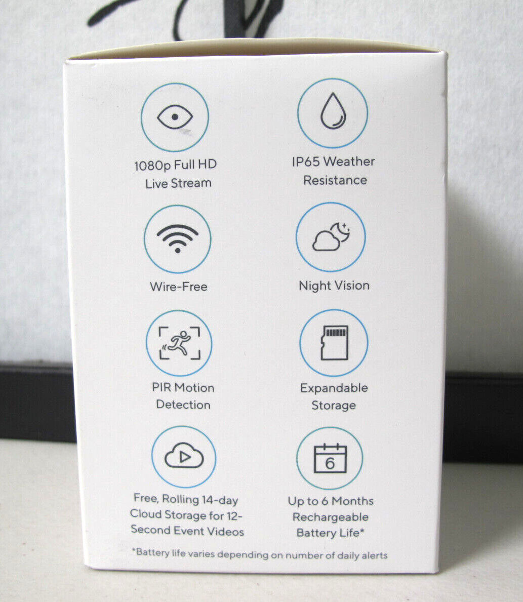 WYZE Cam WVOD1 Wireless Outdoor 1080p Wi-Fi Add-on Surveillance Camera