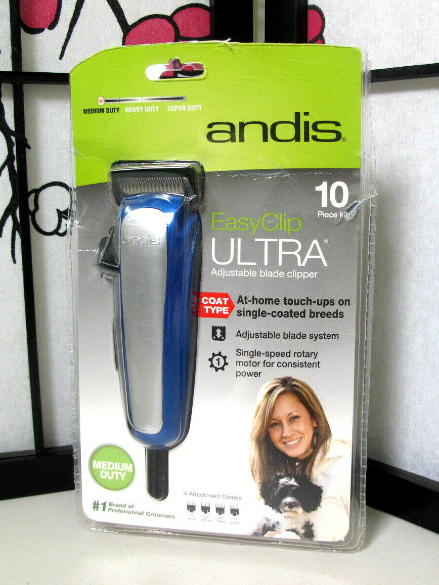 Andis EasyClip Ultra 10 Piece Adjustable Blade Clipper Kit 60165