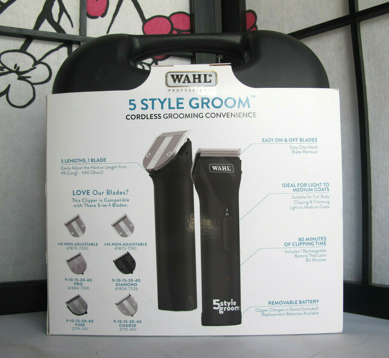 Wahl 5 Style Groom Cordless Pet Grooming Clipper 78000