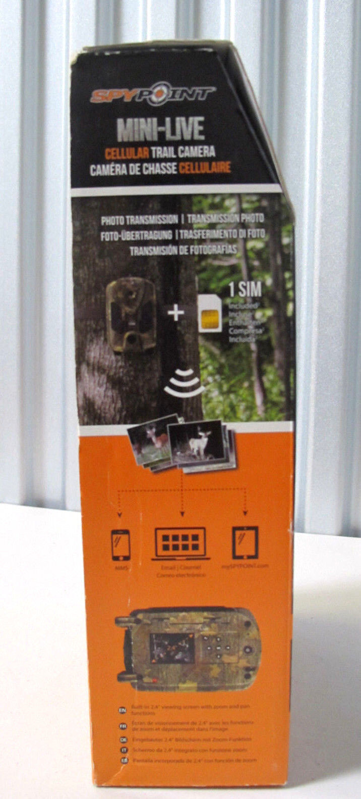 Spypoint Mini Live Cellular Trail Camera 8MP