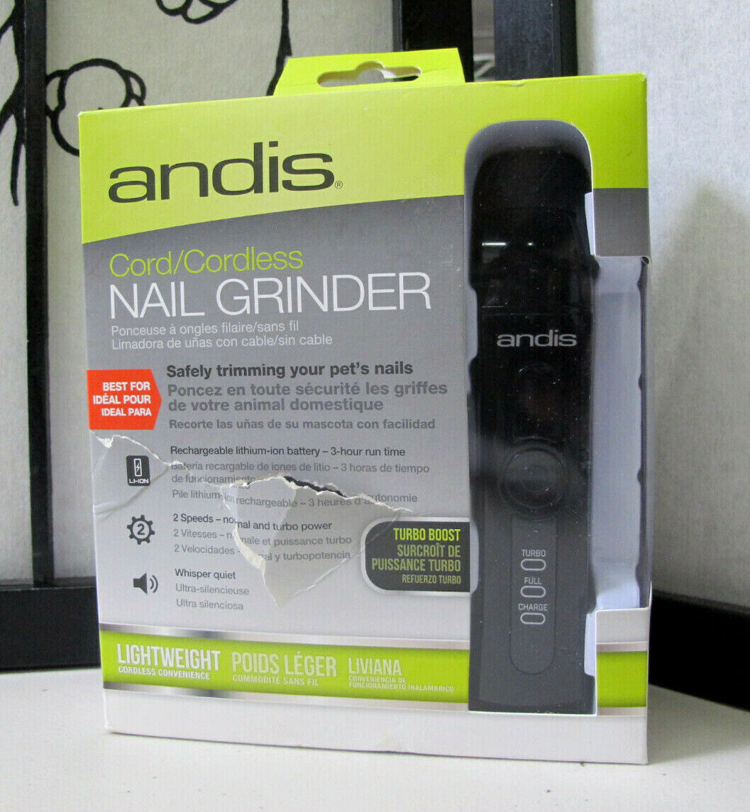 Andis CNG-1 Cord/Cordless Pet Nail Grinder