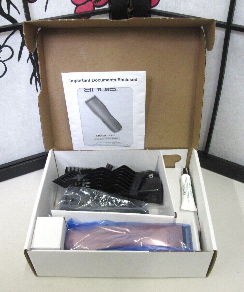 Andis Pulse Li 5 Cord/Cordless Pet Clipper 73535 Rose Gold - Used
