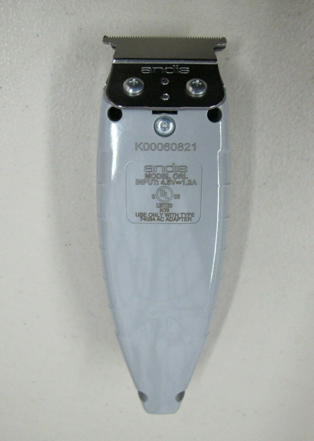 Andis 74000 Professional Cordless T-Outliner Beard/Hair Trimmer