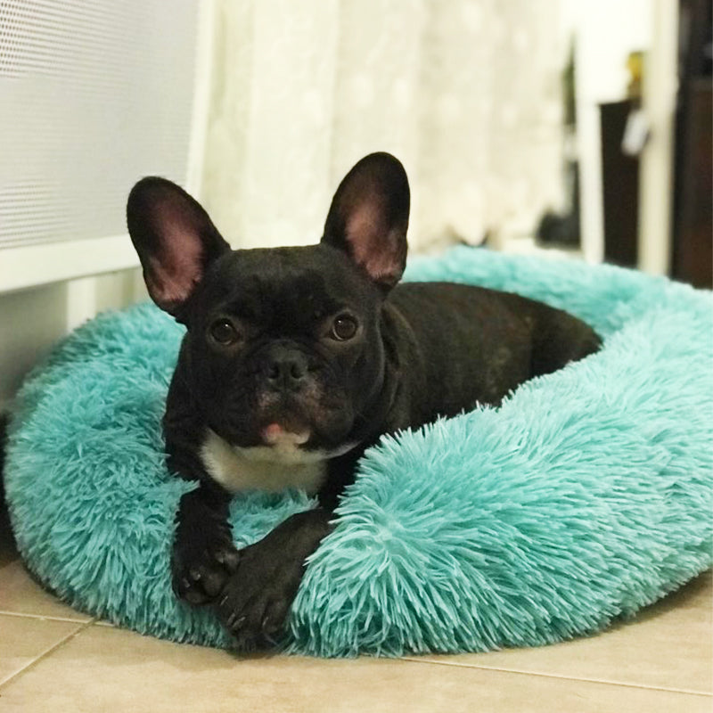Dog Long Plush Dounts Bed