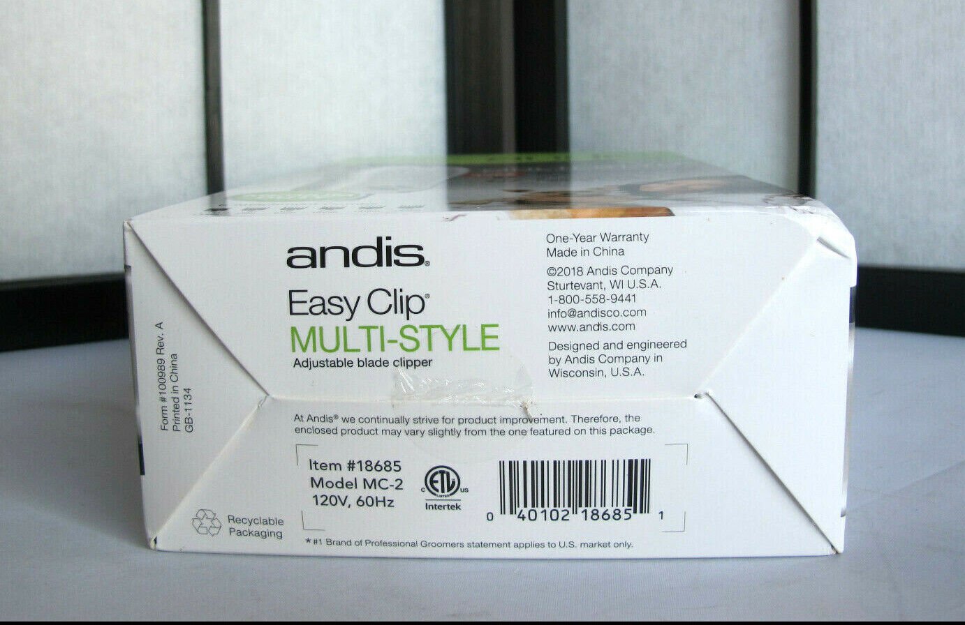 Andis Single - Speed EasyClip Multi - Style Adjustable Blade Clipper 10 Piece Kit - MagsTag