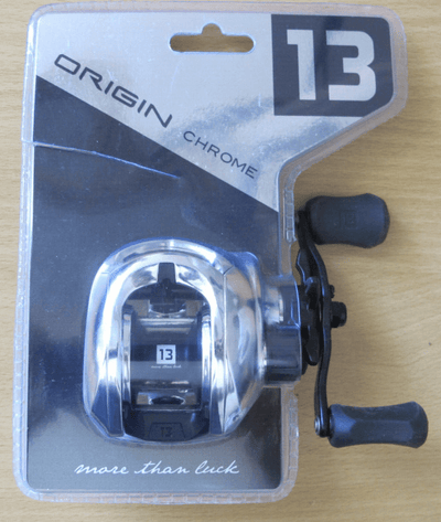 13 FISHING Origin Chrome 8.1:1 Gear Ratio RH Low Profile Baitcast Reel OCRM8.1 - MagsTag