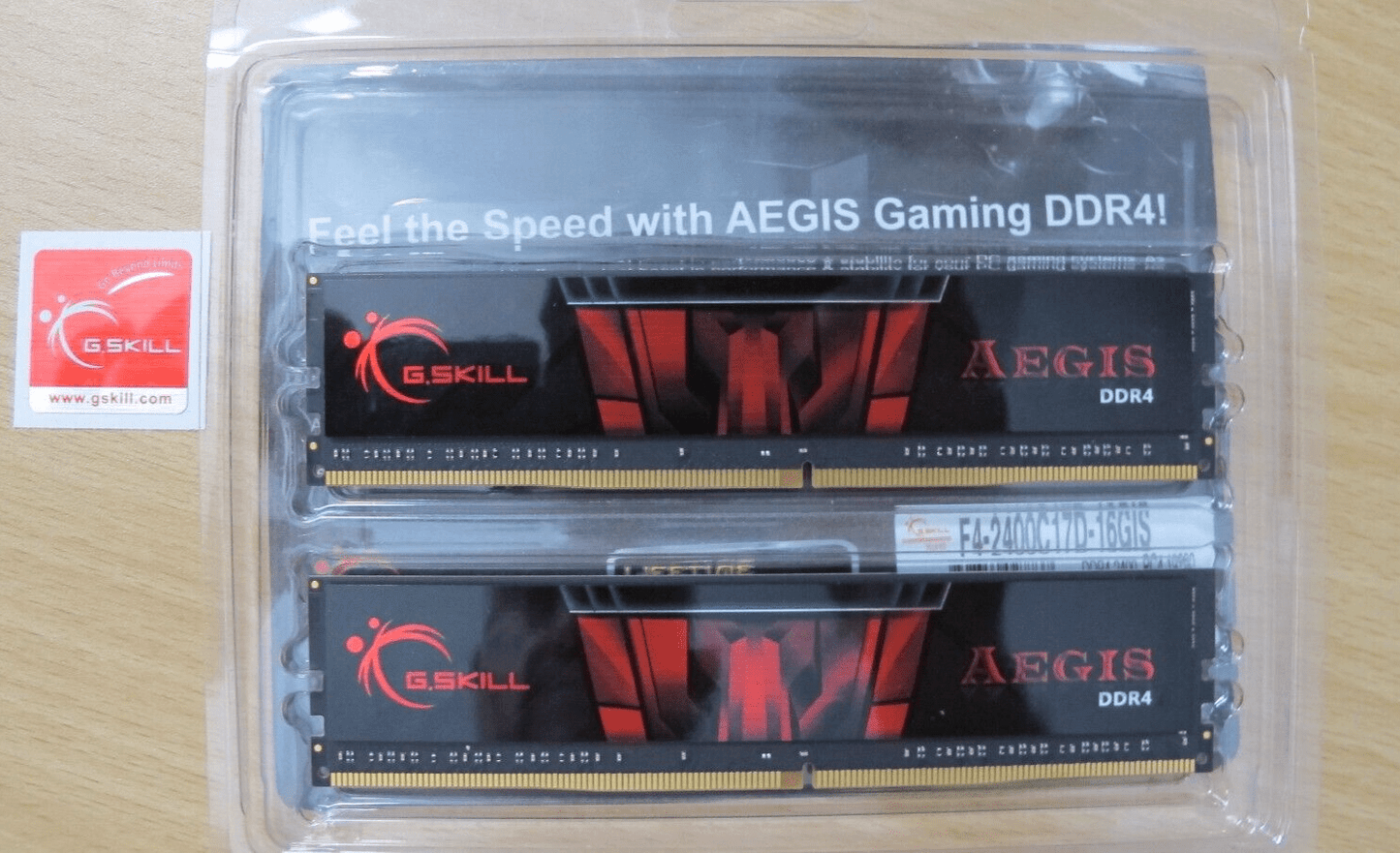 16GB G.Skill DDR4 Aegis 2400MHz PC4 - 19200 CL17 Dual Channel Memory Kit (2x8GB) - MagsTag