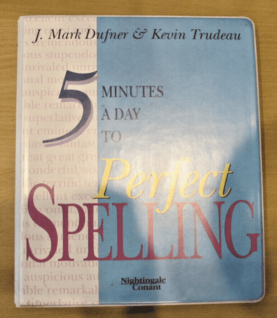 5 Minutes a Day to Perfect Spelling - Audio Seminar - 6 Audio Cassette Set - MagsTag