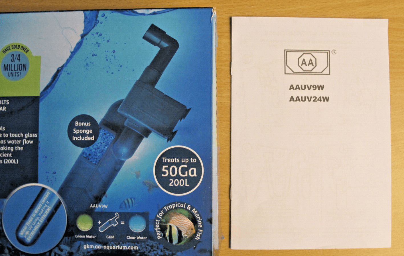 AA AQUARIUM 50gal Green Killing Machine Internal UV Power Head, GKM9W OPEN BOX - MagsTag