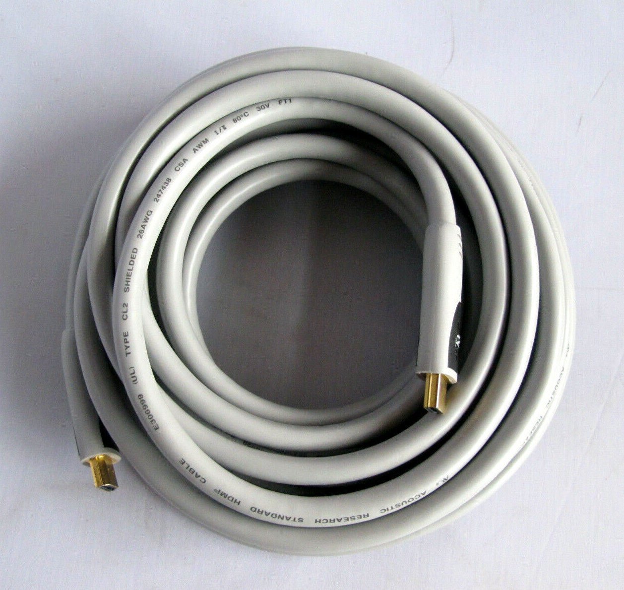 Acoustic Research ARGH25 Gold Series HDMI Cable - MagsTag